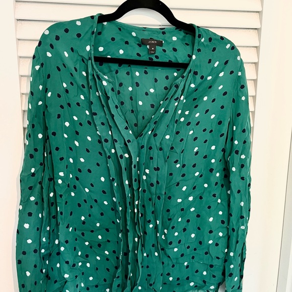 J. Crew Tops - Pleated J Crew blouse